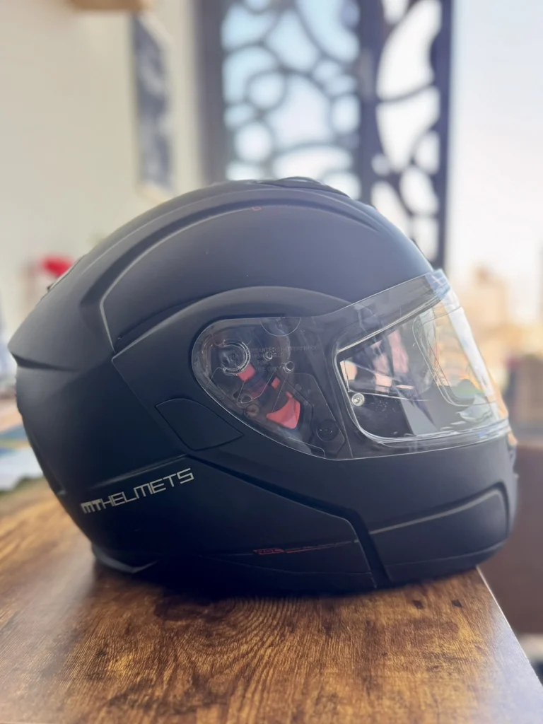 Helmet for everyday motorcycle riding safety and head protection