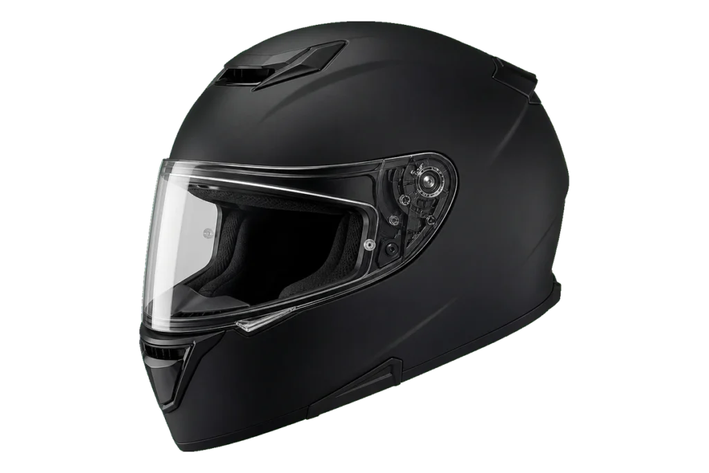 HJC C10 full-face motorcycle helmet in matte black